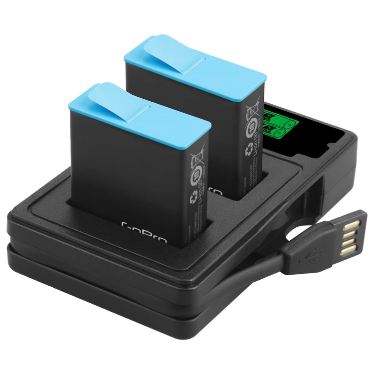

1800mAh Battery Charger and 2 Channel USB Quick Charger Type - C Cable for GoPro Hero 9 Black