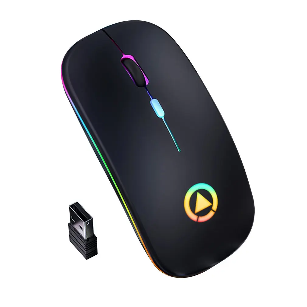 

Wholesale Price For 2.4G A2 Wireless Mouse Rechargeable Computer Silent LED Backlit Ergonomic Ultra Thin Gaming Mouse