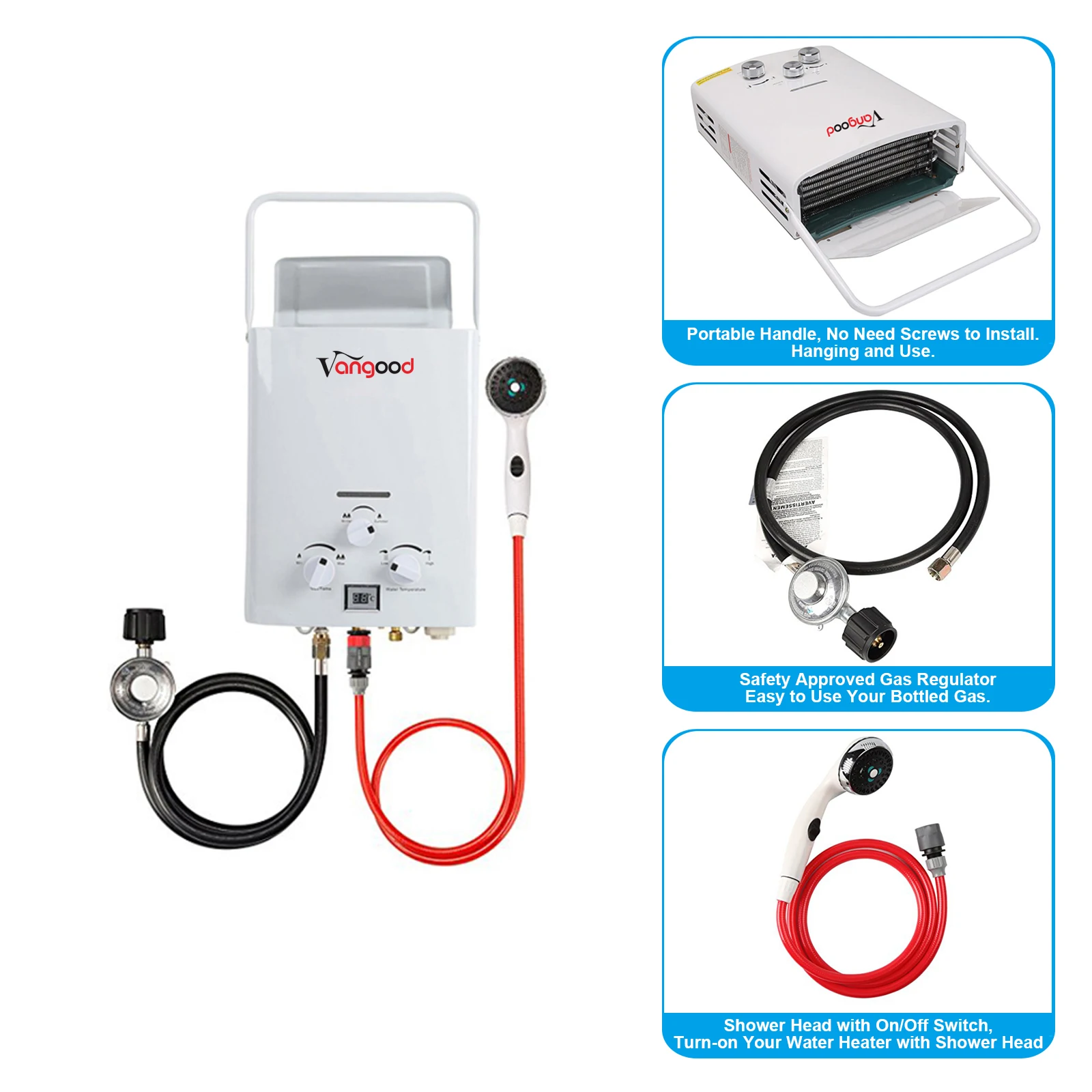 Wholesale Price Portable Mini Lpg Hot Modern Novel Design Camping Gas Water Heater Buy Camping Portable Gas Water Heater Mini 12v Outdoor Shower Instant Lpg Tankless Wholesale Price Low Delicate Appearance Hot