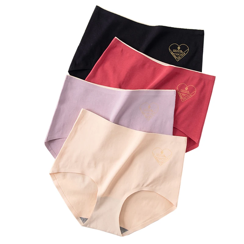 

High Waist Panties Women Cotton Breathable Body Shaper Underwear Seamless Briefs Sexy Comfort Crotch Female Lingerie Size L XXL