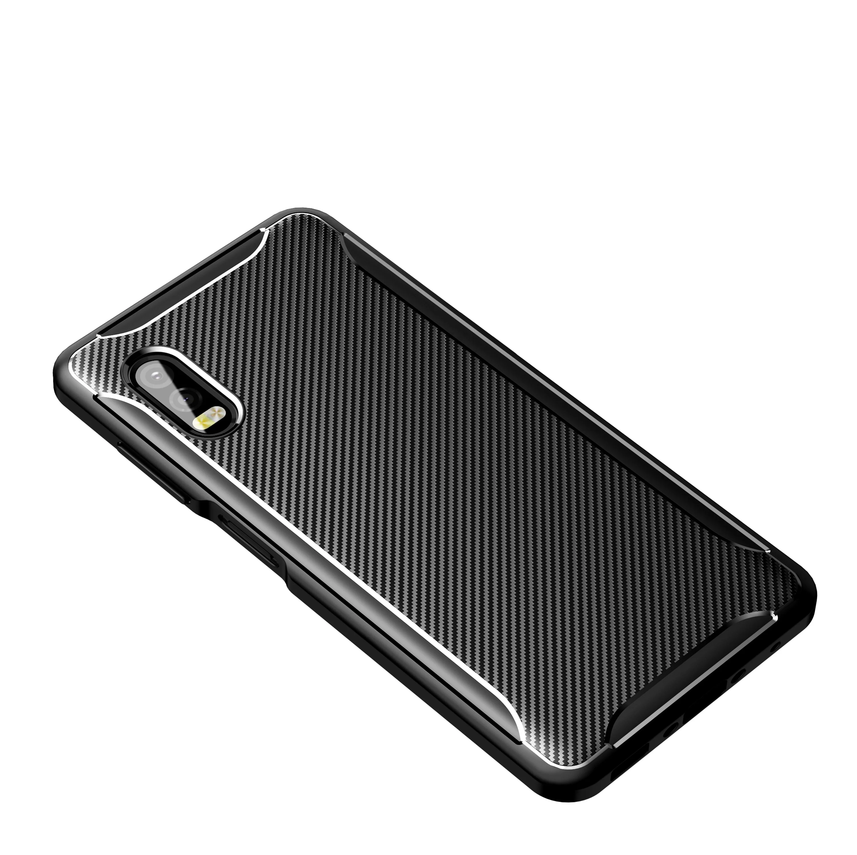 

Cell Phone Carbon Fiber Grain Soft TPU Rubber Back Cover Case For Samsung galaxy X cover pro, Multi-color, can be customized