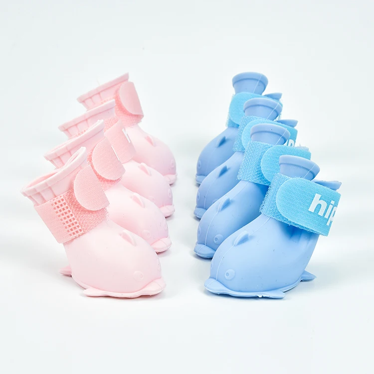 

Wholesale Pet Shoes Cheap Cartoon Cute Silicone Waterproof Outdoor Dog Shoes Amazon