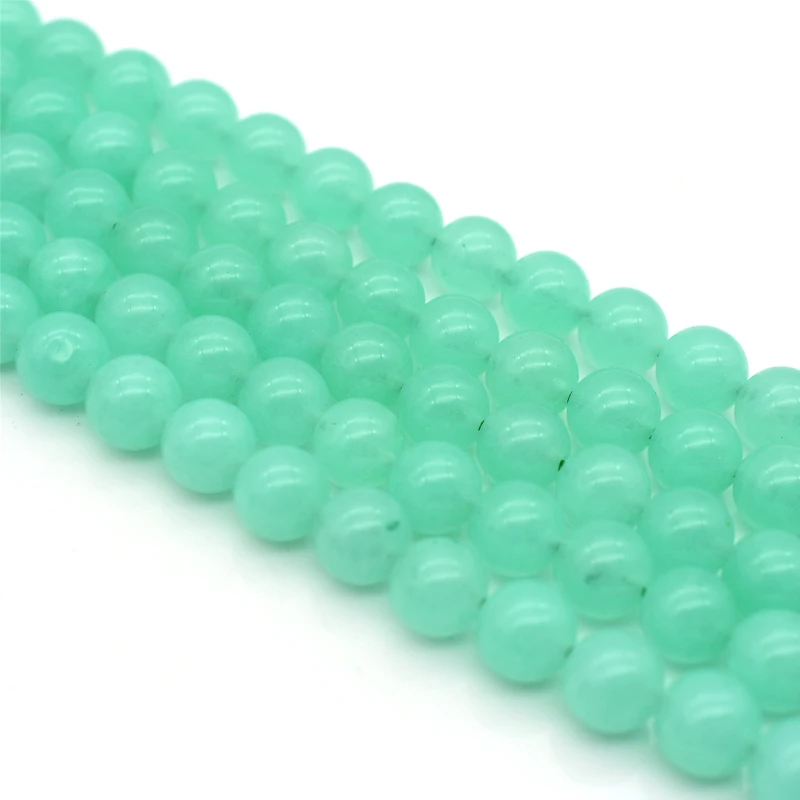 

Trade Insurance 6/8/10mm Competitive Price Dyed Australian Jade Loose Beads