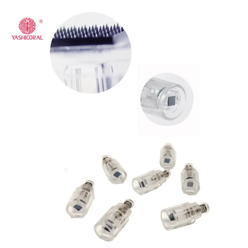
Agulha Nano Stylo DermaPen Disposable Stamp Mesotherapy Skin Infusion 3D Silicon Nano Needle Cartridge NDP Pen Nano Needling 
