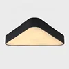 Factory price aluminum iron acrylic led panel light triangle ceiling hanging light with different sizes wattages