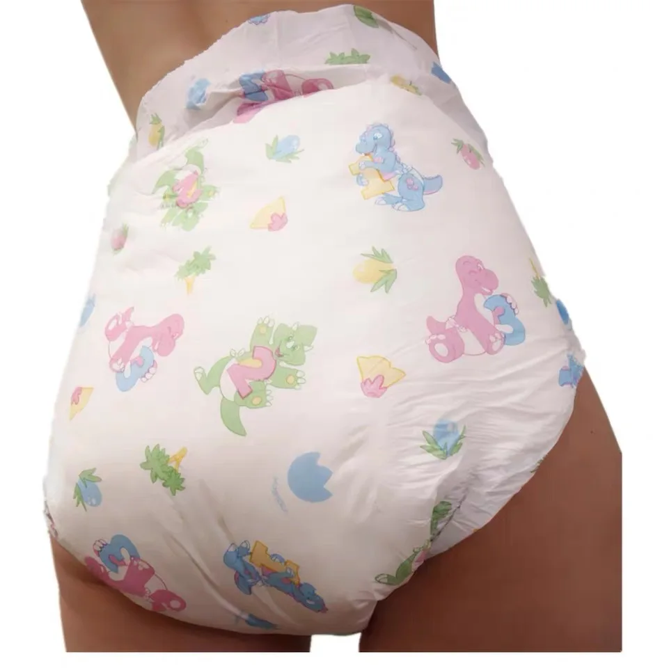 

Chinese manufacturer free samples customized pattern disposable abdl adult diaper