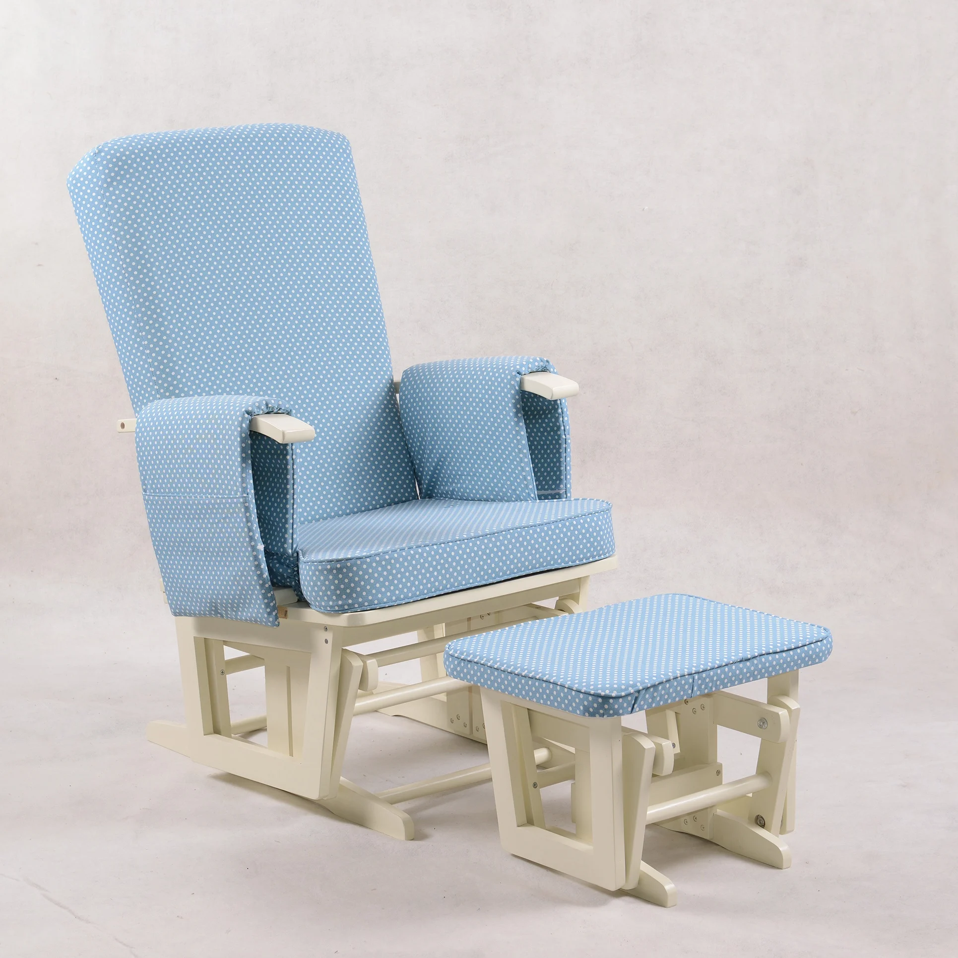 grey glider chair