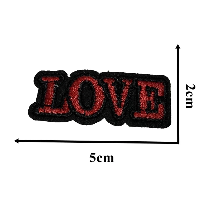 

Love embroidery letter patch DIY clothing Decal patch