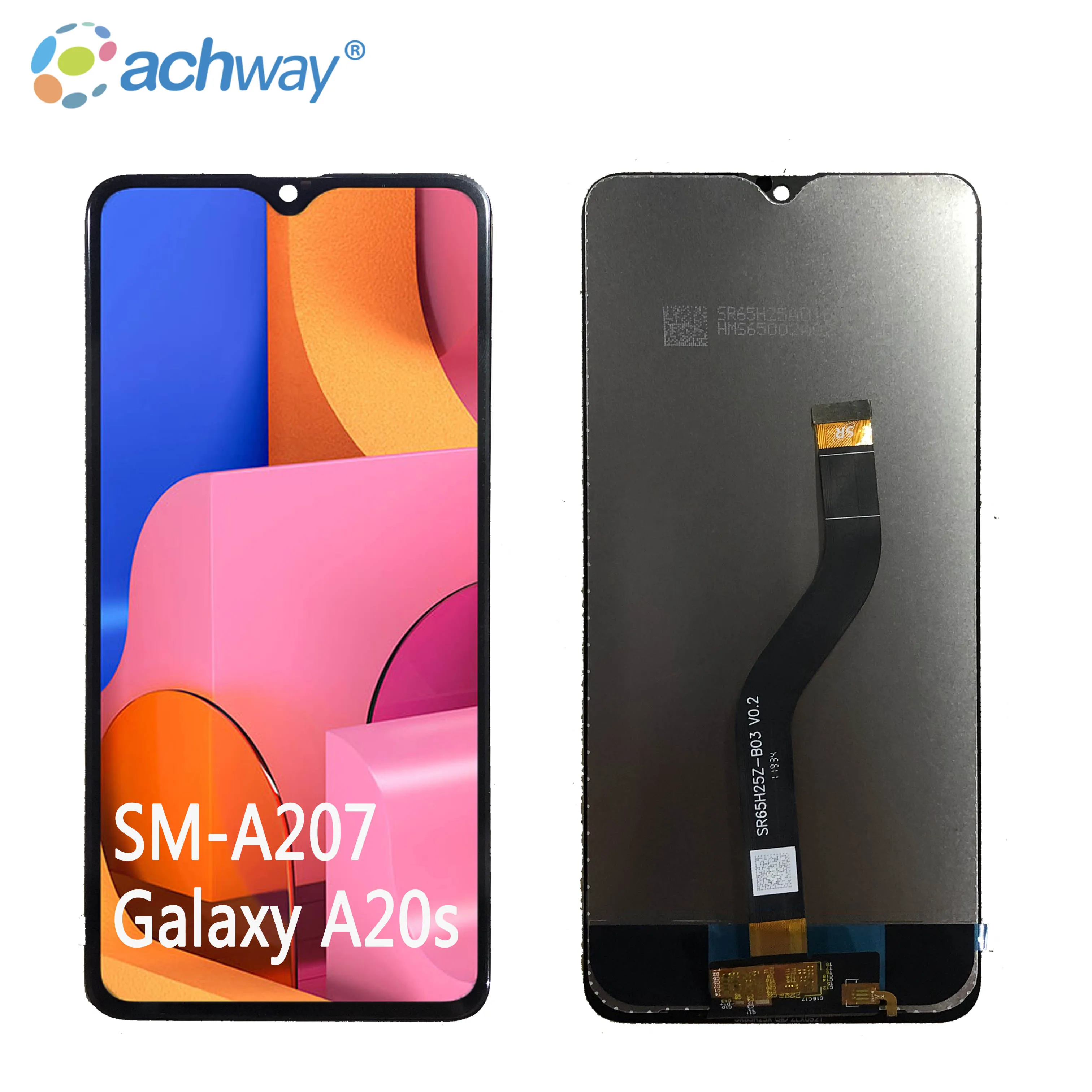 

Display for Samsung A20s Touch Screen Assembly with Frame SM-A207 Display Screen For Galaxy A20S SM-A207F LCD