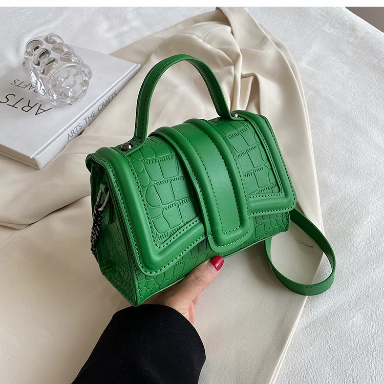 

Stone PU Leather Tote Crossbody Bag with Short Handle 2022 Cute Totes Women's Designer Handbag Luxury Brand Shoulder Bag