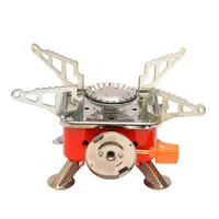 

Mini Camping Durable Gas Butane Stoves Outdoor Barbecue Lightweight Portable Folding Gas Stove Burner With Plastic Box 48/carton