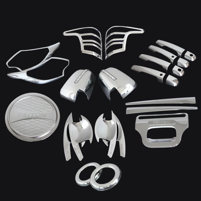 

YCSUNZ 2015 L200 Triton ABS Accessories Full Set Chrome Kits For L200 2016 Chrome Accessories Complete Sets