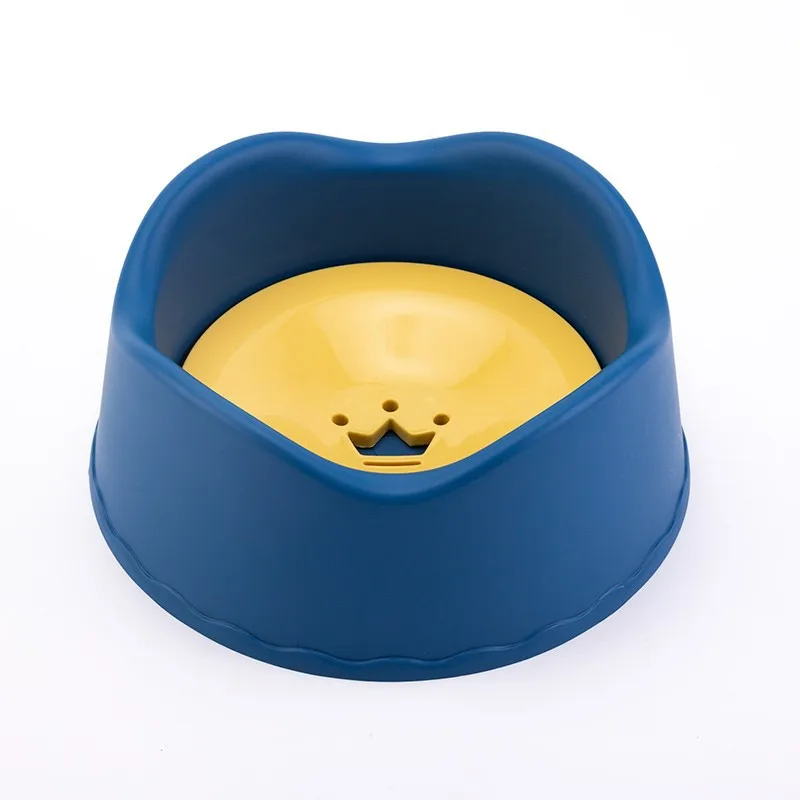 

Pet Dog Cat Feeder Pet Feeding Easy Clean Ceramics Bowl Anti Tipping 15 Degree Tilted Pet Cat Bowl