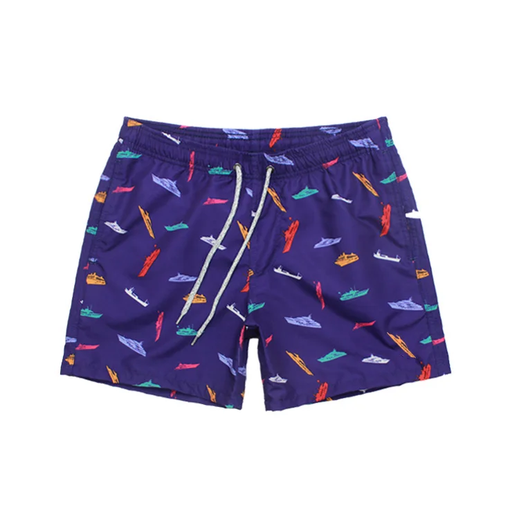 

AZZX 2021 Fashion Printed Long Drawstring Polyester Summer Beach With All Over Print Board Shorts, Assorted colors
