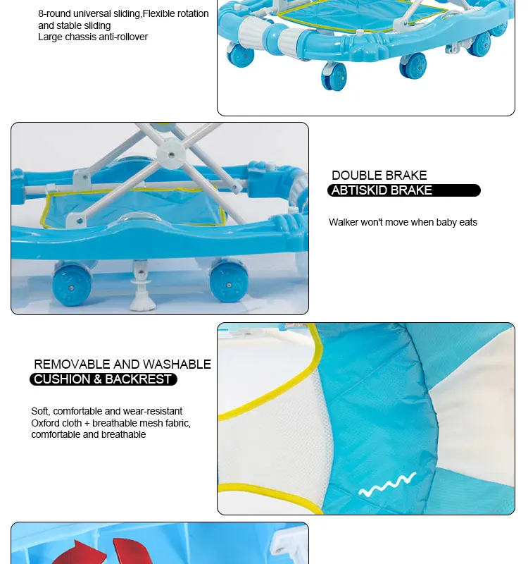 Popular cat toys music box with canopy  baby walker