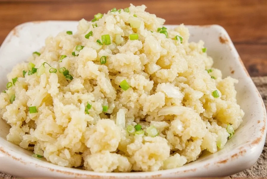 Garlic powder in small glass container