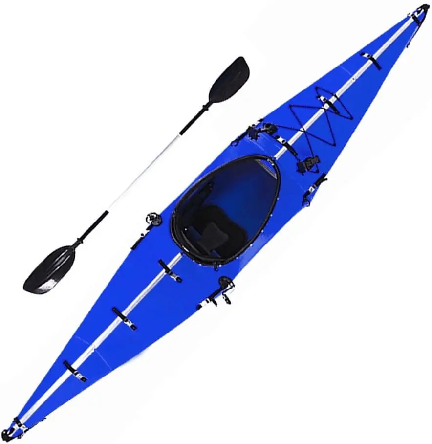 

2020 OEM Design OEM/ODM wholesale price single Seat one paddle folding durable portable fishing foldable Kayak For Sale