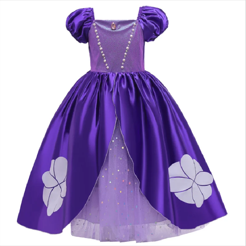 

Hot Movie Sofia Princess Kids Cosplay Party Costumes HPSC-0051