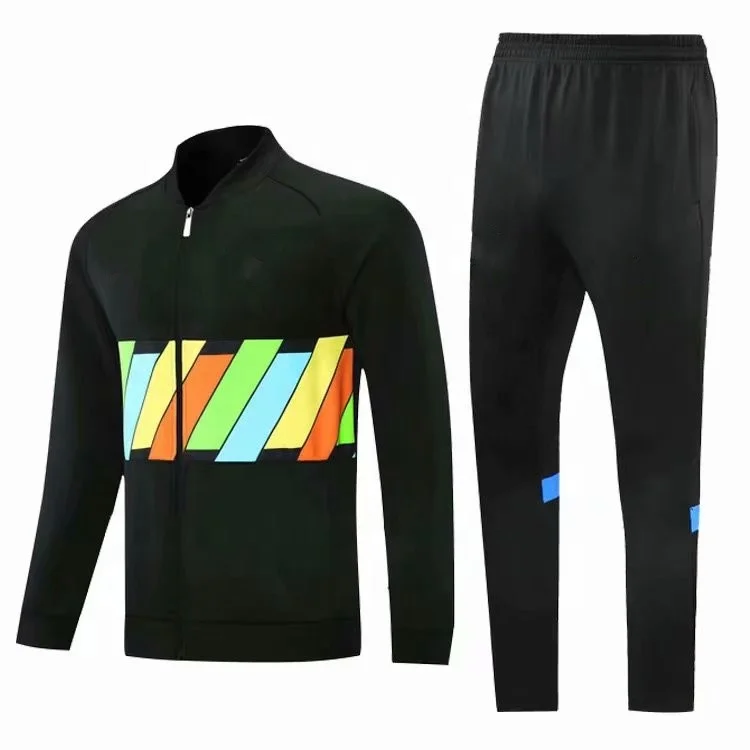 

Latest european club thailand full set grade top sublime custom Logo men tracksuit soccer, As picture