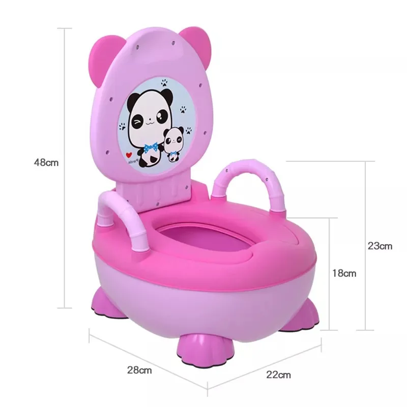 

portable cartoon potty training seat pink kids baby transition potty seat boys and girls potty trainer seat, Blue/pink/red-green/black-and-white