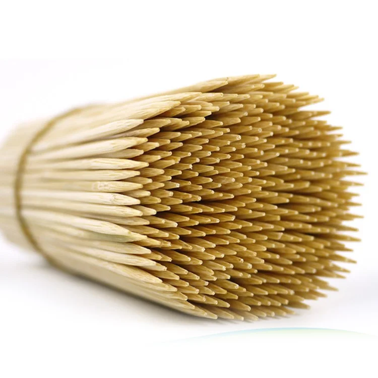 

High Quality Disposable Custom Barbecue 40cm Round Bamboo Skewer