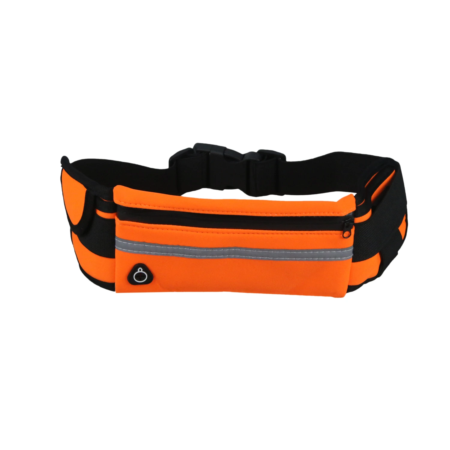 

Drop Shipping USA Warehouse DDP Belt Buckle Phone Pocket Outdoor Fanny Sports Running Jogging Waist Orange Bag, Customized color