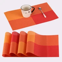 

Wholesale hotel restaurant standard size plastic pvc dining table mat