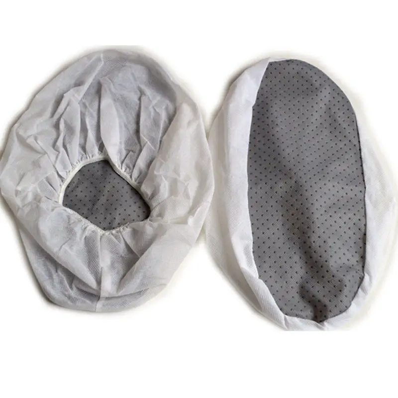 Disposable Antiskid Overshoe PP Dotted Sole Disposable Dotted Sole  Nonslip Overshoe Shoe Cover factory