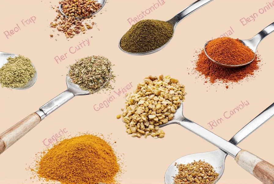 Comparison between fresh herbs and ground spices