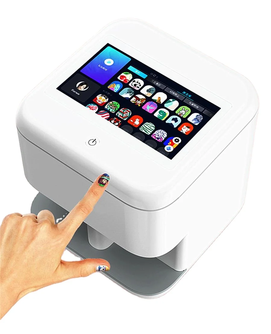 

7" touch screen Mobile Nail Printing Machine Digital Intelligent Nail Art Printer With WIFI Manicure Salon Nail Art Equipment