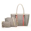 luxury designer famous brands 3pcs lattice bolsas women handbag