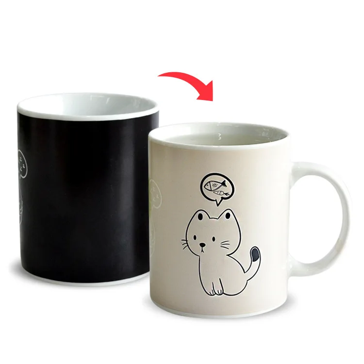 

Logo color change porcelain cups ceramic tea coffee mug