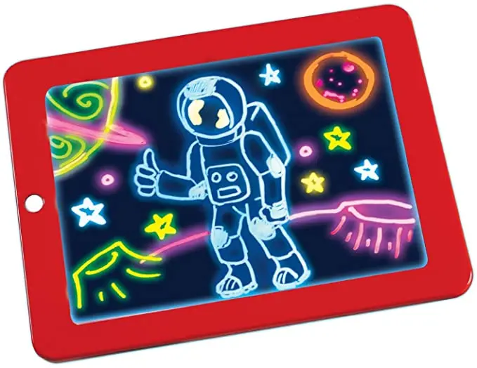 Amazon hot sales  magic pad light up LED drawing tablet for kids learning