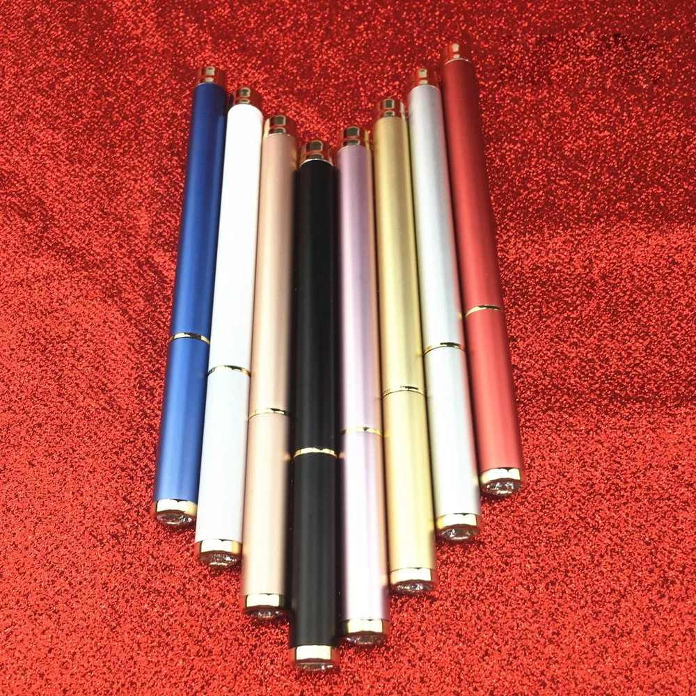 

2021 new design black clear waterproof eyeline pencilr glue pen cosmetics oem colorful adhesive eyeliner, Black/clear eyelash glue
