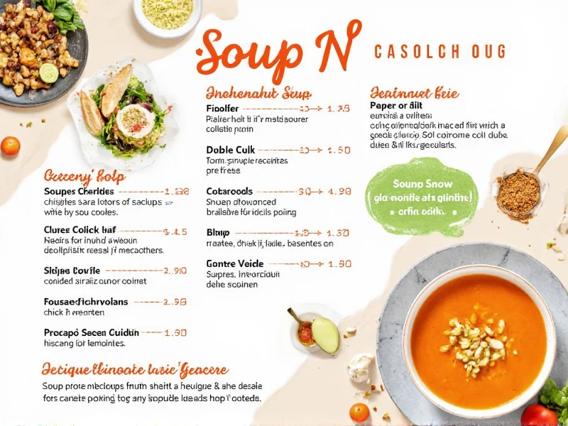 soup n fresh menu