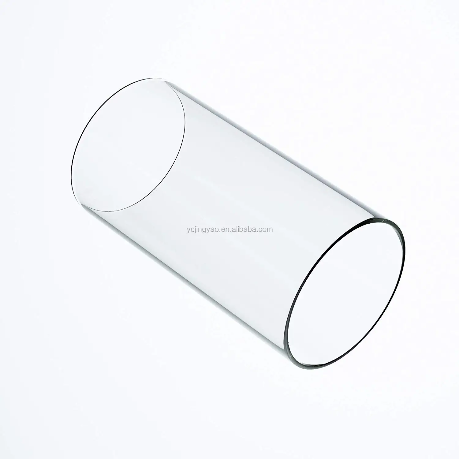 Clear Borosilicate Glass Chimney Tube,Glass Cylinder Open Both Ends