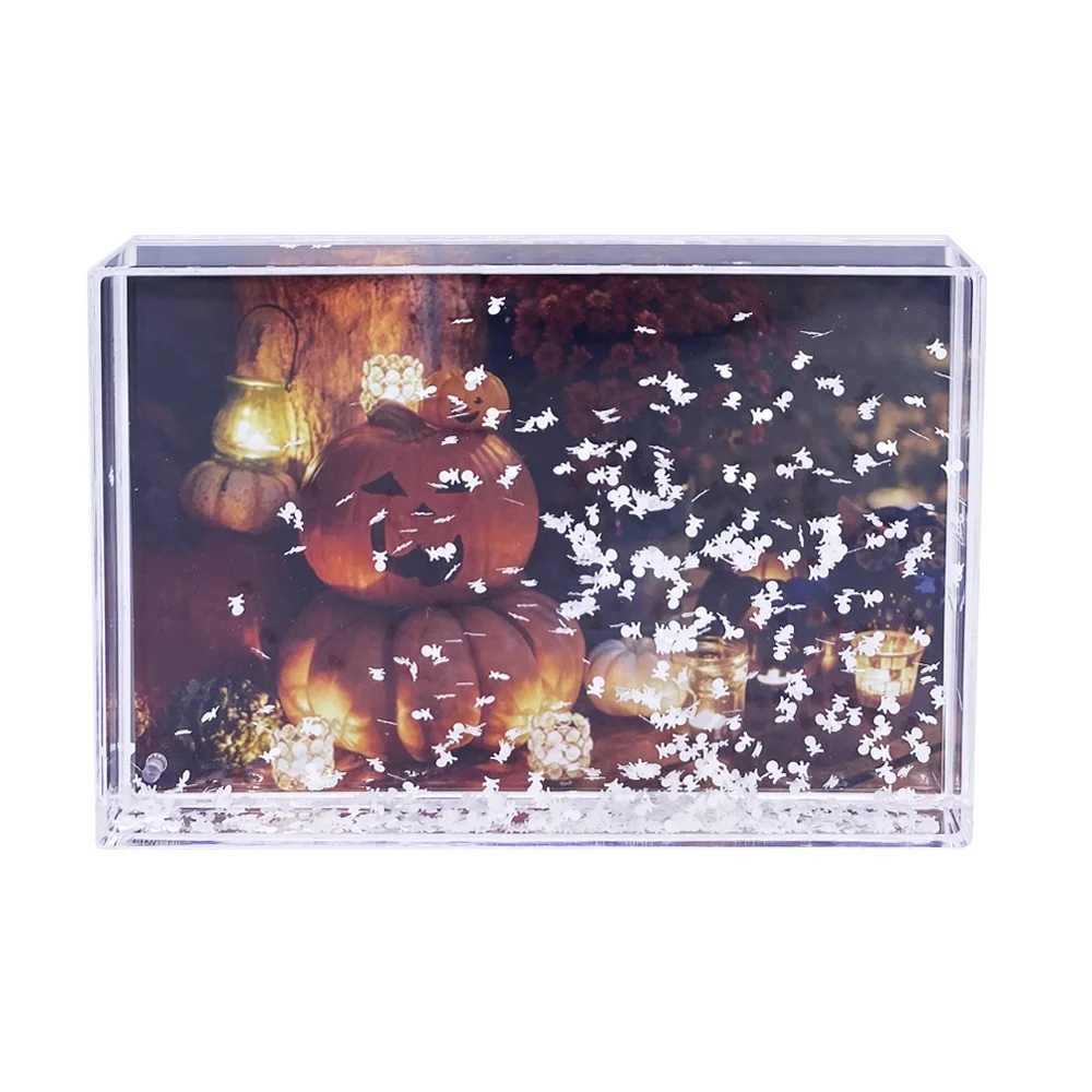 

4x6 High Quality Clear Plastic Picture Blanks Acrylic Glitter Photo Frame