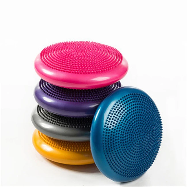 

Best Selling PVC Air Stability Fitness Yoga Massage Balance Cushion, Various colours are available