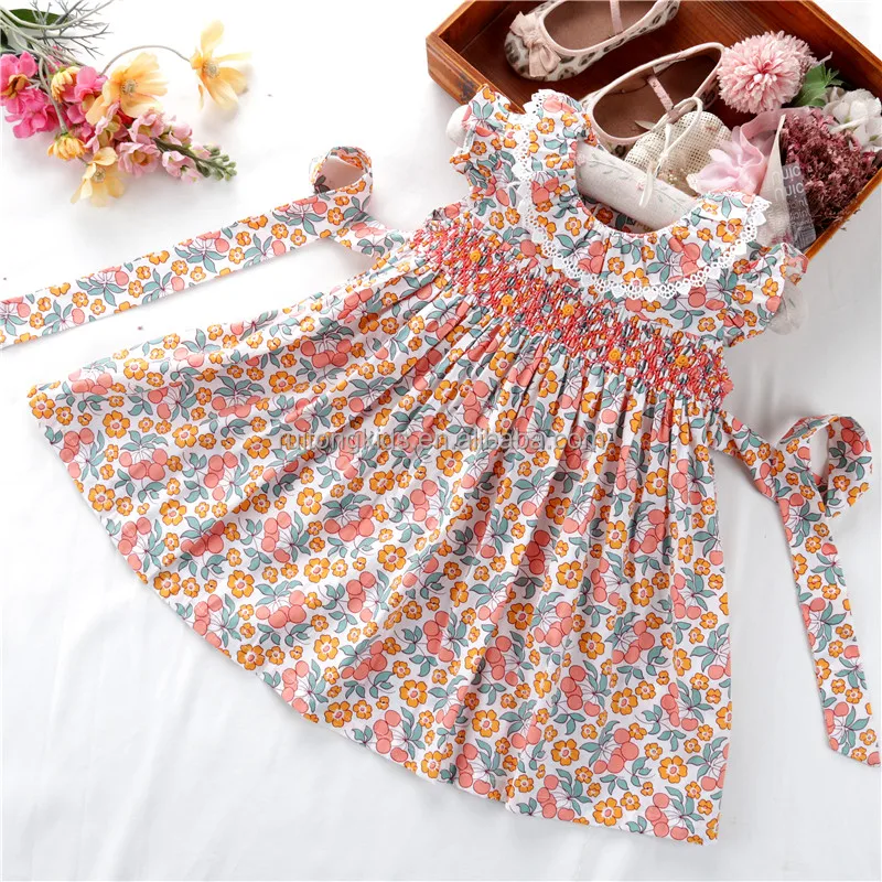 

wholesale kids clothes toddler baby girls dresses hand made floral ruffles floral boutiques c91018532