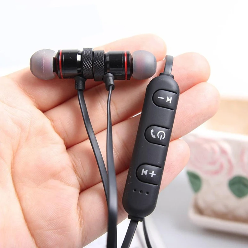 

Cheap portable neckband wireless earphones bt earphone headphones with mic