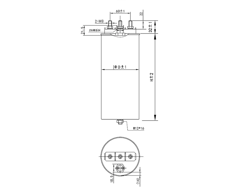 Practical Popular 25 Kvar Power Capacitor Bank Manufacturers Power Factor Correction Capacitor