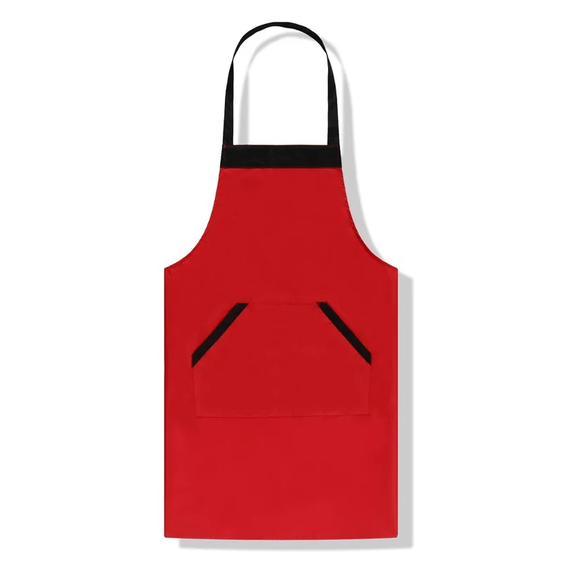 

Best Quality Polyester Waterproof Chef Cooking Aprons With Logo Custom, Orange,blue,fruit green,dark blue,yellow,red
