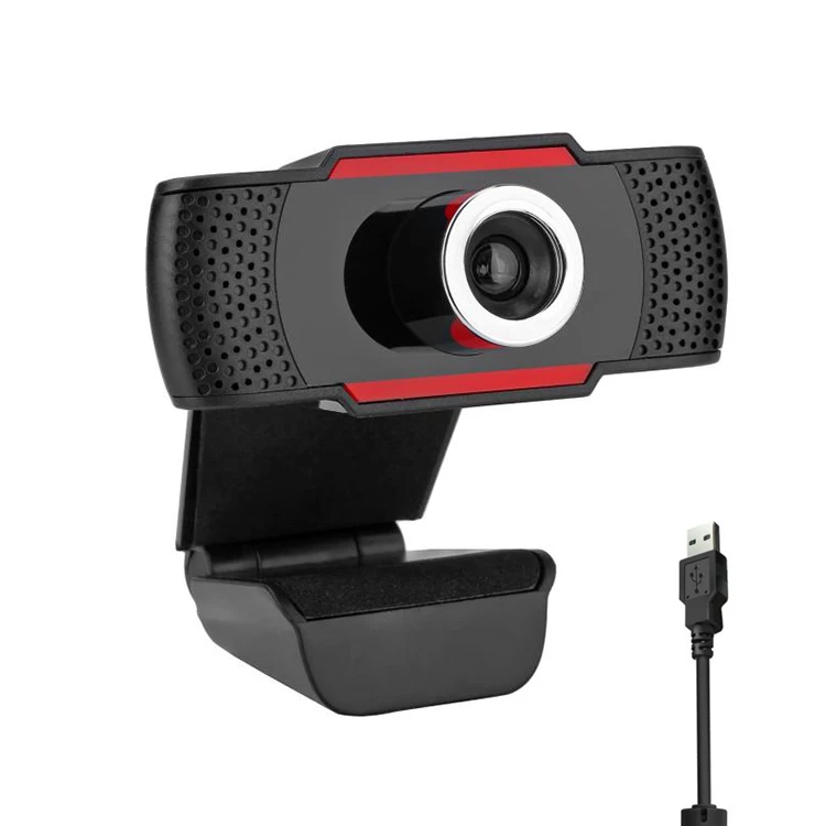 

Factory Price Auto Focus Full HD Computer USB Camera web camera 1080P PC Webcam 2k with Built-in Microphone, Black+red