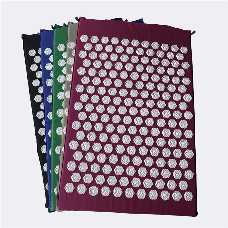 

2022 Wholesale Eco-Friendly Spa Massage Mats Full-Body Relaxation And Pain Relief Acupressure Mat, As picture