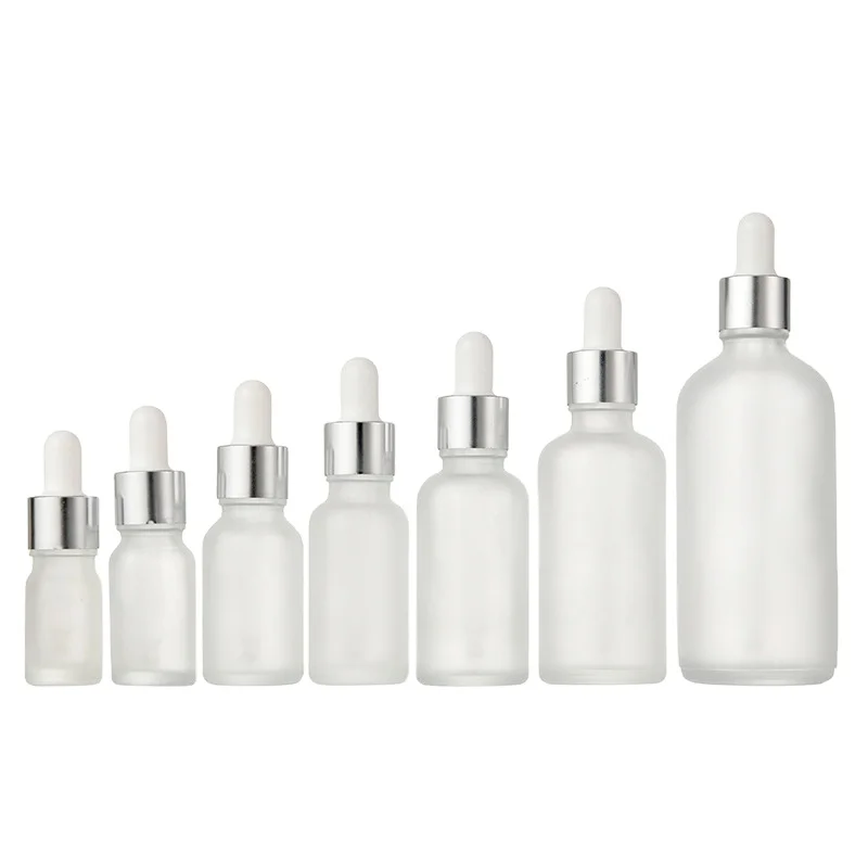 

5ml 10ml 15ml 20ml 30ml 50ml 100ml Essential Oil Glass Custom Dropper Bottle Packaging Essential Oil Matte Bottle Dropper Bottle