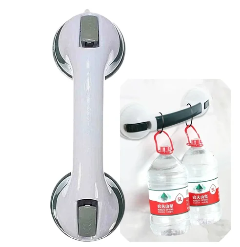 

Shower Handle Safety Helping Handle Anti Slip Support Toilet Bathroom Safe Grab Bar Handle Vacuum Sucker Suction Cup Handrail