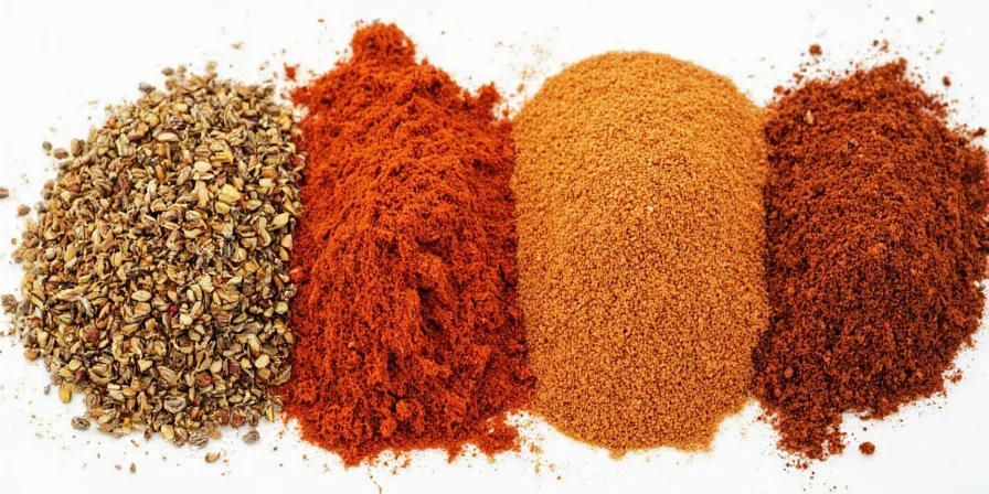 Bowl of freshly ground Baharat spice