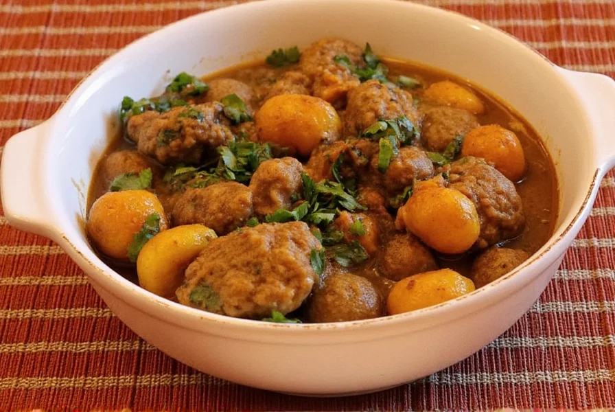 North African tagine with lamb
