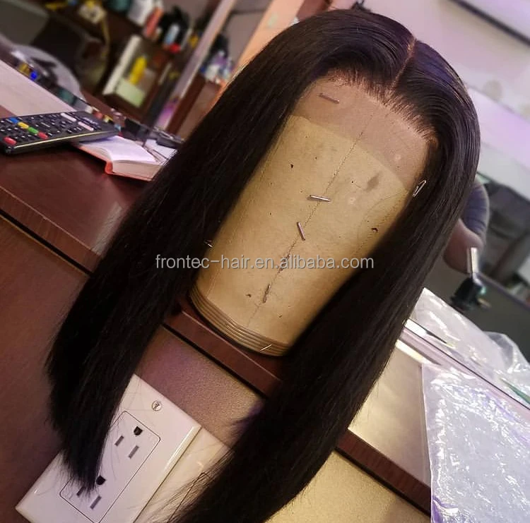 

Frontec Wholesale Straight Silky Glueless Lace Closure Bob Wig,Accept Drop Shipping