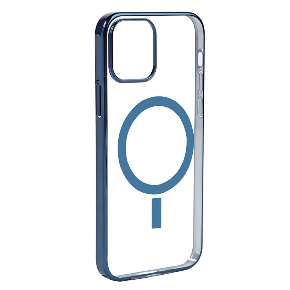 

Clear Transparent TPU Phone Wireless charging case Magnetic mobile phone Bag For vivo y21 redmi 10 prime, White